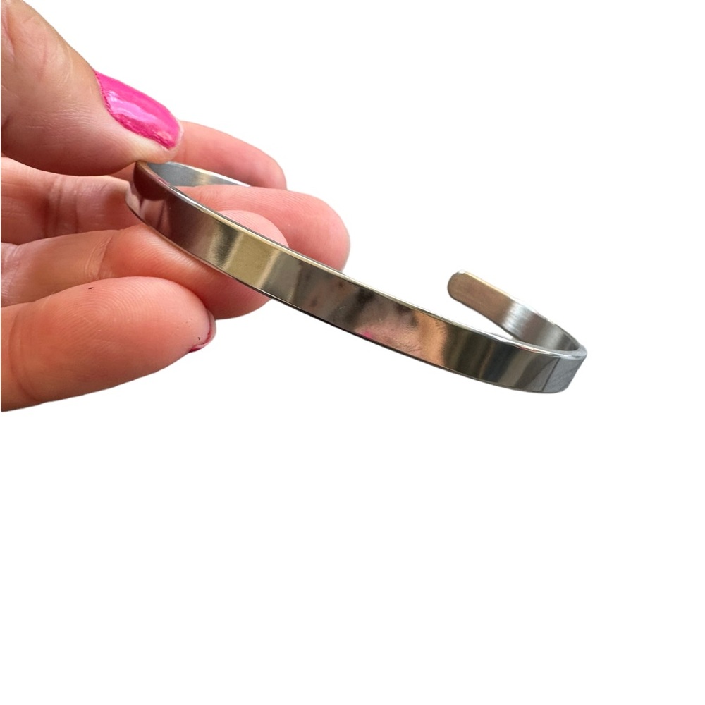 Gold Cuff Style Stackable Bangle Bracelet - image 5